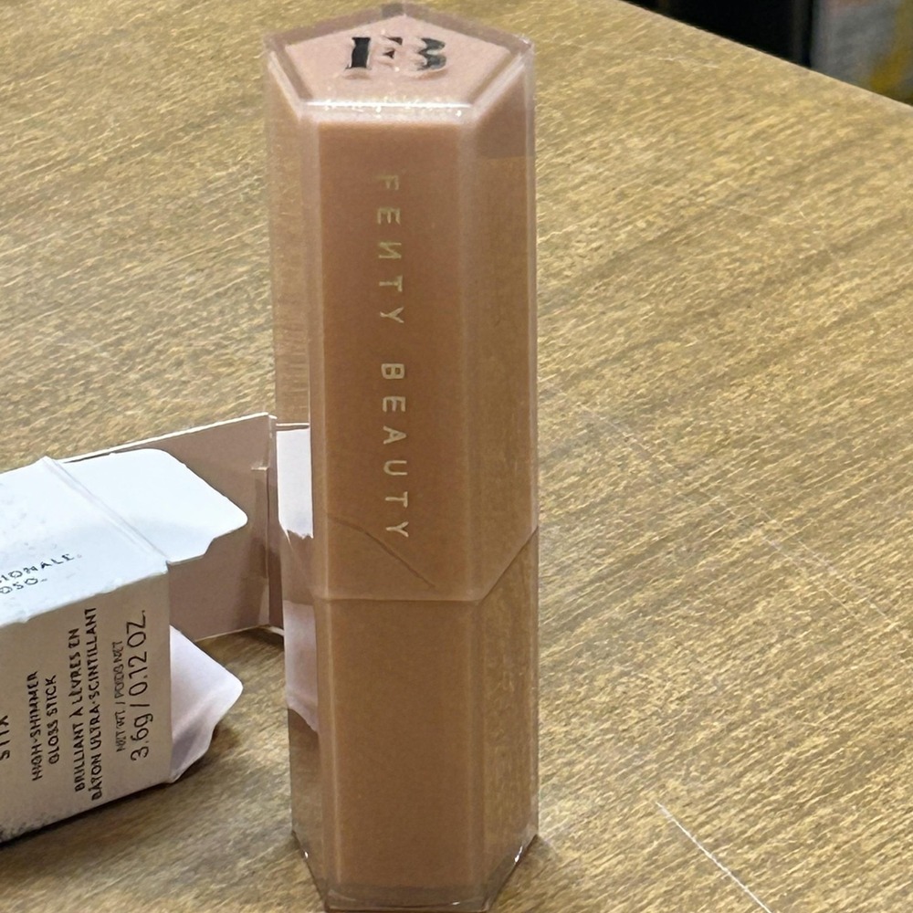 Fenty Beauty Gloss Bomb Stix Fenty Glow 01 0.12oz 3.6g Nude Lip Gloss Stick - Picture 4 of 5